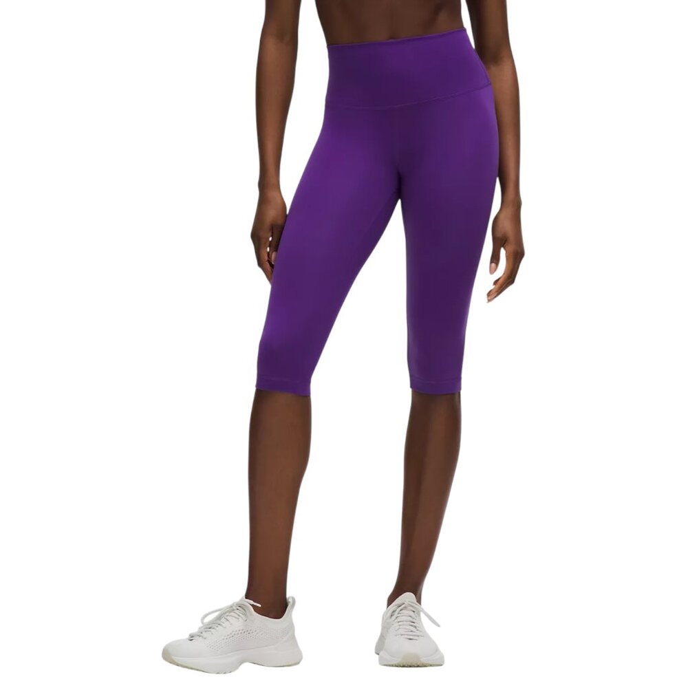 Lululemon Wunder Train High-Rise Crop 15" College Purple Size 2 NWT